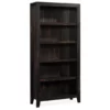 Dakota Char 5-Shelf Pine Bookcase -Storage supplies store 810406228 1