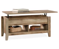 Dakota Oak Lift-top Coffee Table -Storage supplies store 810406236 3