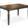 Owingsville Black & Brown Dining Table 2 Owingsville Black & Brown Dining Table -Storage supplies store 810408959 2