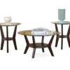 Fantell Dark Brown 3-Piece Occasional Table Set 2 Fantell Dark Brown 3-Piece Occasional Table Set -Storage supplies store 810408972 1