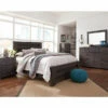 Brinxton Charcoal Full/Queen Headboard 2 Brinxton Charcoal Full/Queen Headboard -Storage supplies store 810408994 810458214 1