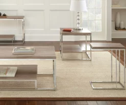 Lucia Brown Chairside End Table -Storage supplies store 810422656 810422657 810422660 810422821