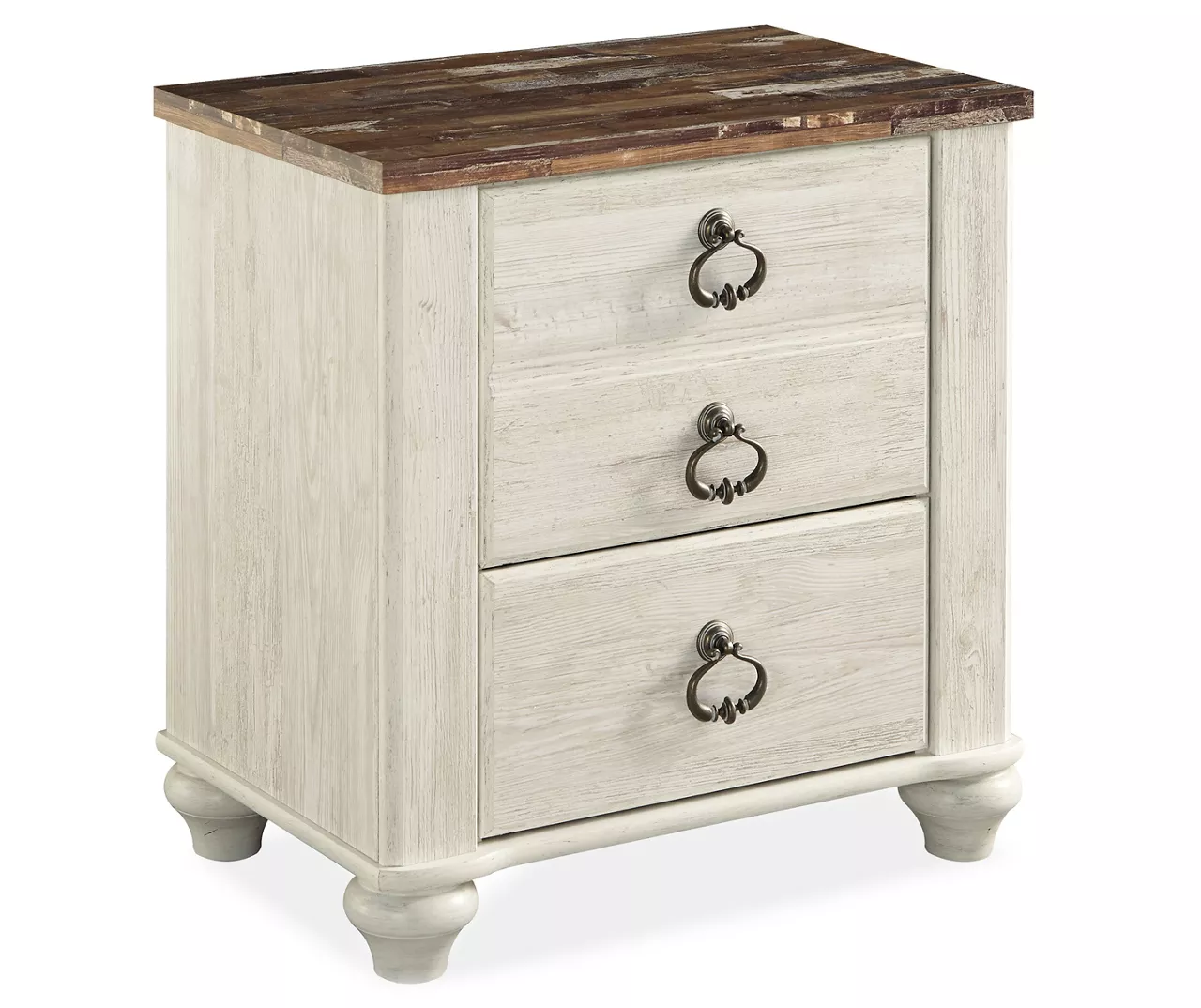 Willowton Whitewash Nightstand 3 Willowton Whitewash Nightstand