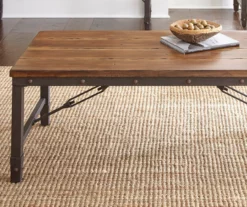 Ashford Wood & Metal Coffee Table 8 Ashford Wood & Metal Coffee Table -Storage supplies store 810422850 1
