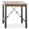 Ashford Wood & Metal End Table -Storage supplies store 810422851 2