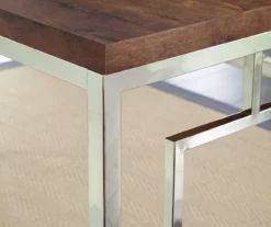 Alize Chrome Geometric Desk -Storage supplies store 810422875 1