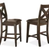 Crosspointe Faux Leather Counter Chairs, 2-Pack -Storage supplies store 810422890 1