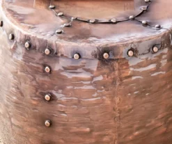 Cooper Round End Table -Storage supplies store 810422908 1