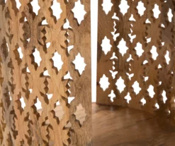 Brinley Starburst Cutout Round End Table 7 Brinley Starburst Cutout Round End Table -Storage supplies store 810422910 3