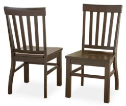 Cayla Dark Oak Dining Chairs, 2-Pack