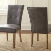 Debby Gray Upholstered Dining Chairs, 2-Pack -Storage supplies store 810422979 1