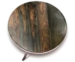 Sparrow Round Adjustable-Height Crank Table -Storage supplies store 810423024 3