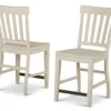 Cayla White Counter Chairs, 2-Pack -Storage supplies store 810423040 1