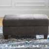 Navigation Gray Storage Ottoman 2 Navigation Gray Storage Ottoman -Storage supplies store 810430013 5