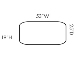 Lane Home Solutions Excursion Ottoman -Storage supplies store 810430023 5