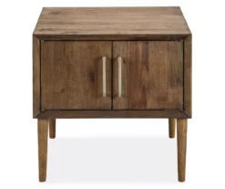 Kisper Brown End Table -Storage supplies store 810431447 4