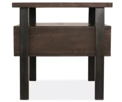 Vailbry Brown End Table -Storage supplies store 810431449 3