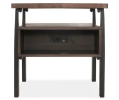 Vailbry Brown End Table -Storage supplies store 810431449 4