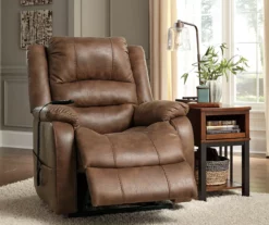 Signature Design By Ashley Yandel Power Lift Recliner -Storage supplies store 810431471 3