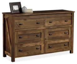 Century Lane Rustic Brown 6-Drawer Dresser 10 Century Lane Rustic Brown 6-Drawer Dresser -Storage supplies store 810434140 2