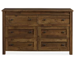 Century Lane Rustic Brown 6-Drawer Dresser