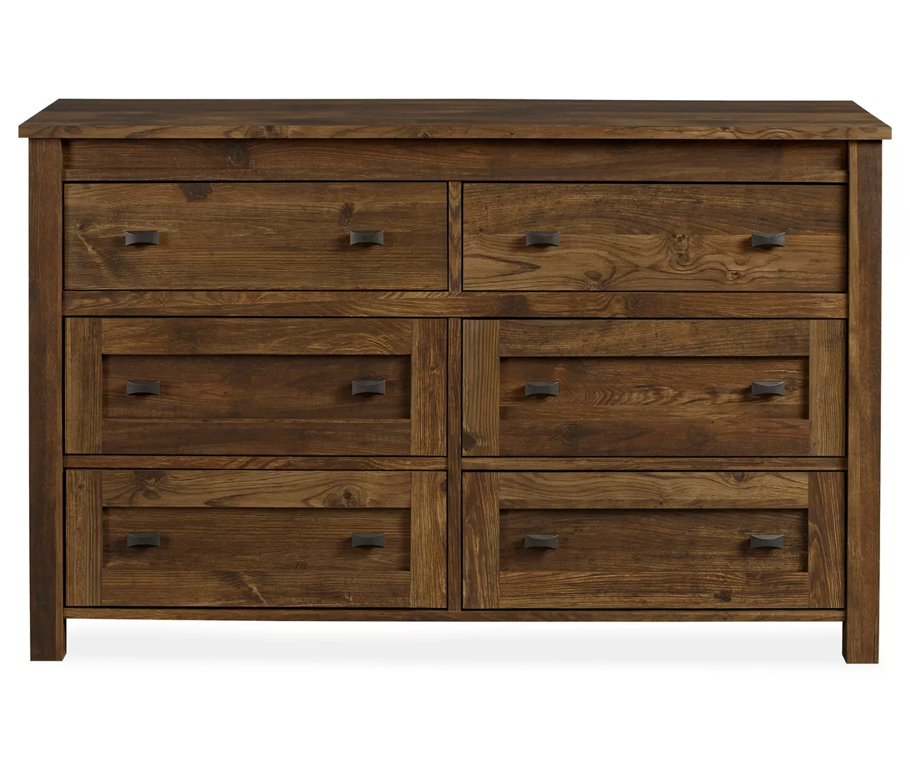 Century Lane Rustic Brown 6-Drawer Dresser 3 Century Lane Rustic Brown 6-Drawer Dresser