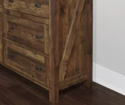 Century Lane Rustic Brown 6-Drawer Dresser 11 Century Lane Rustic Brown 6-Drawer Dresser -Storage supplies store 810434140 4