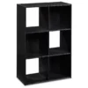 Black Oak 6-Cube Storage Organizer -Storage supplies store 810435811