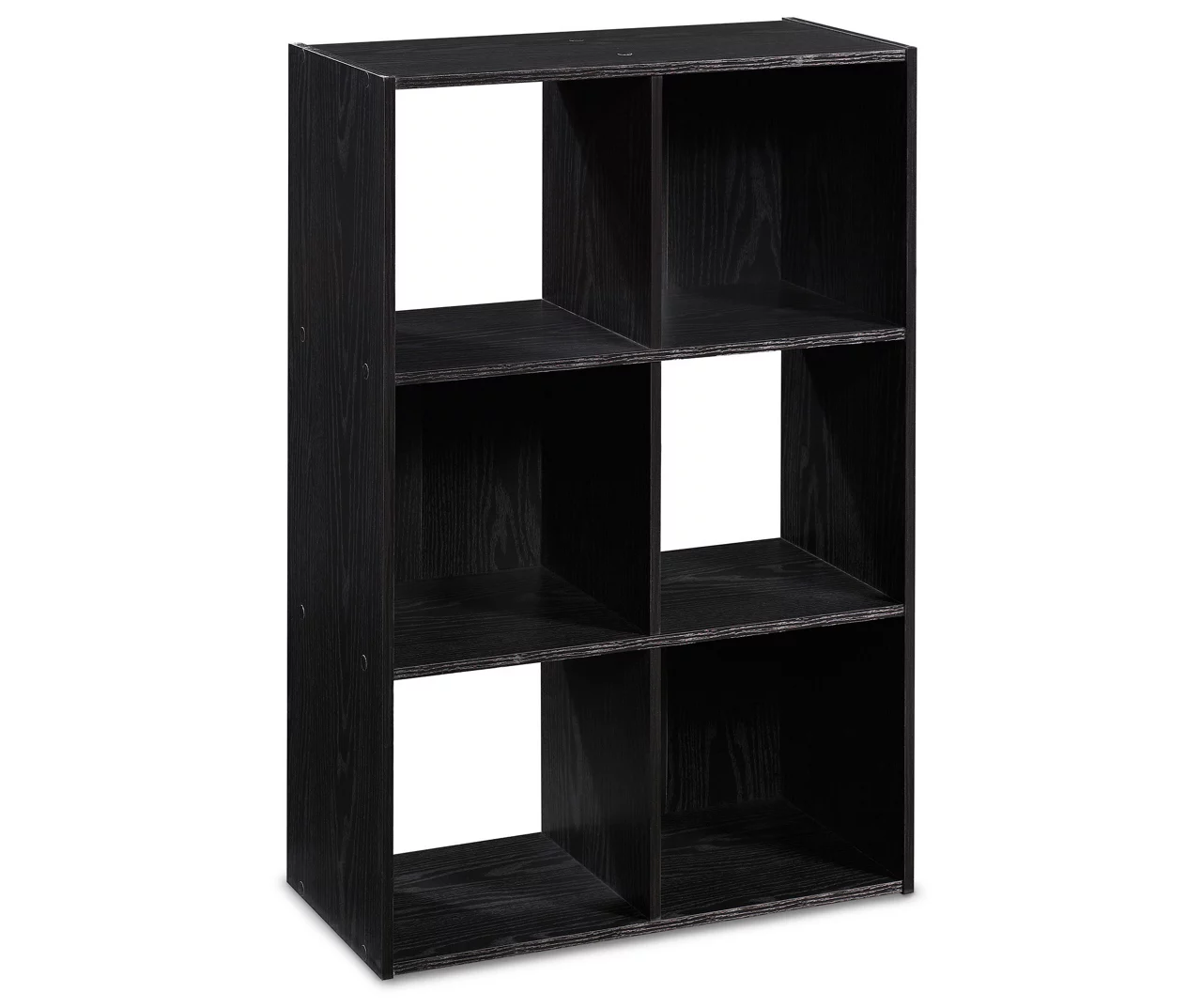 Black Oak 6-Cube Storage Organizer 3 Black Oak 6-Cube Storage Organizer