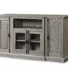Hayden Gray TV Stand -Storage supplies store 810441876 1