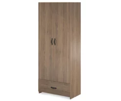 Salinas Rustic Oak Storage Cabinet -Storage supplies store 810448555 3