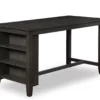 Raleigh Gray Storage Pub Dining Table 2 Raleigh Gray Storage Pub Dining Table -Storage supplies store 810451168
