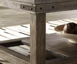 Danell Ridge Brown Coffee Table -Storage supplies store 810458196 4