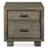 Arnett Smoky Gray Nightstand 1 Arnett Smoky Gray Nightstand -Storage supplies store 810458207 2