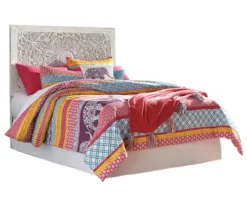 Paxberry Whitewash Carved Medallion Full Headboard -Storage supplies store 810458221 5 1