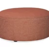 Almanza Henna Red Oversize Accent Ottoman -Storage supplies store 810458232