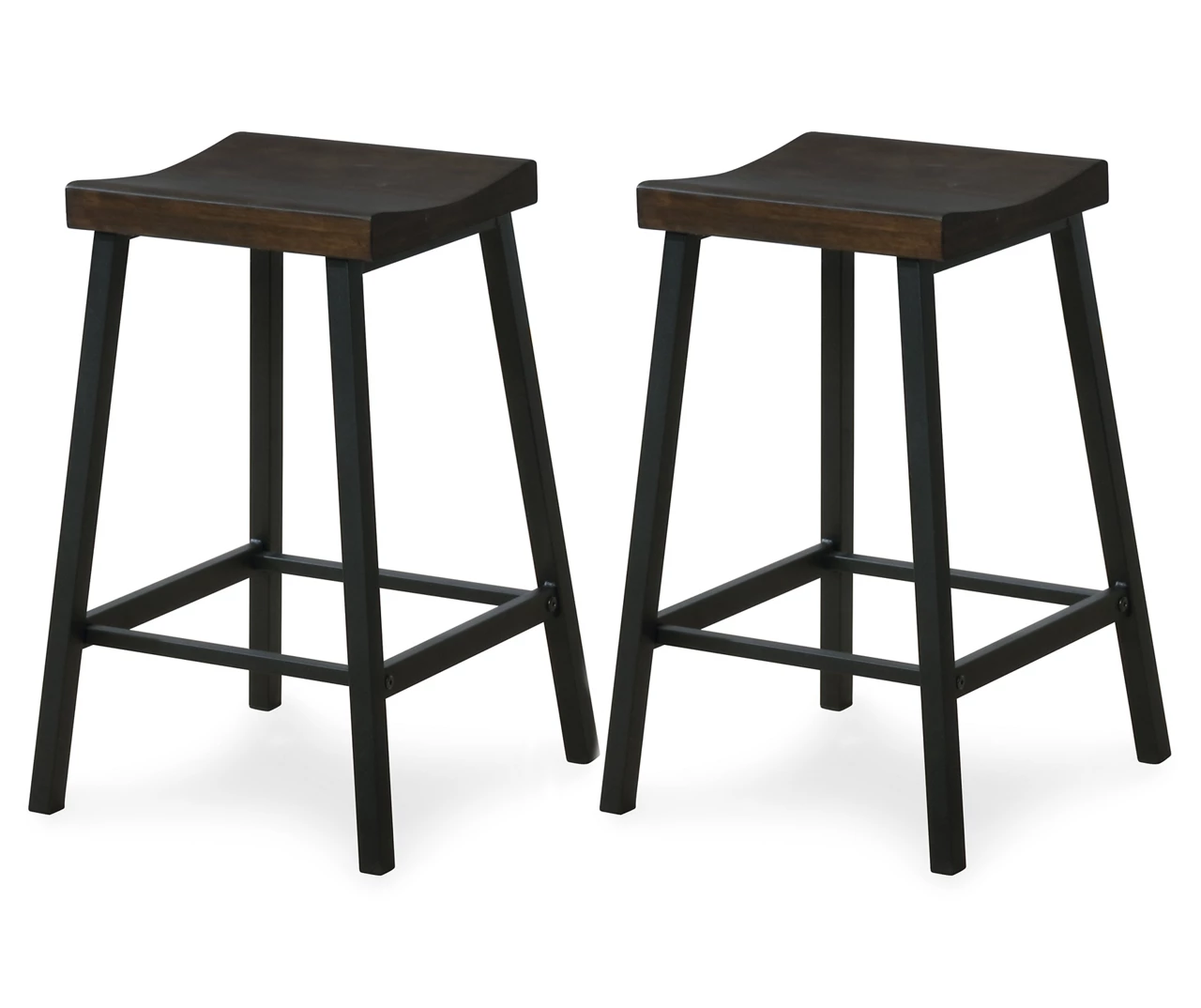 Rustic Backless Barstools, 2-Pack 3 Rustic Backless Barstools, 2-Pack