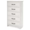 Duncan Ivory Oak 5-Drawer Dresser