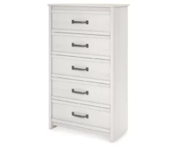 Duncan Ivory Oak 5-Drawer Dresser