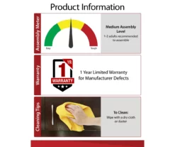 47" Grandcastle Espresso Electric Fireplace Console -Storage supplies store 810464966 A0 6