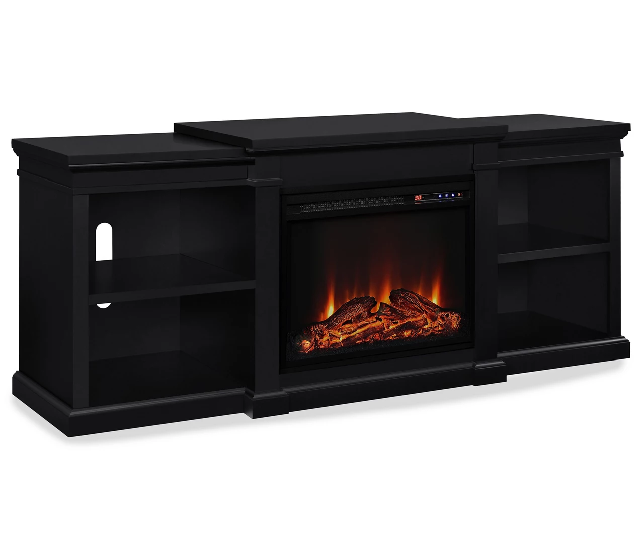 65" Wilton Black Electric Fireplace Console 3 65" Wilton Black Electric Fireplace Console