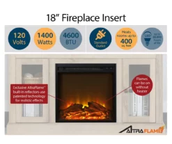 Ameriwood 47" Grandcastle Electric Fireplace Console 24 Ameriwood 47" Grandcastle Electric Fireplace Console -Storage supplies store 810464997 4