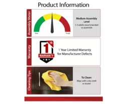 Ameriwood 47" Grandcastle Electric Fireplace Console 25 Ameriwood 47" Grandcastle Electric Fireplace Console -Storage supplies store 810464997 6