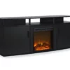 63" Bridgeport Black Electric Fireplace Console 1 63" Bridgeport Black Electric Fireplace Console -Storage supplies store 810465001 4