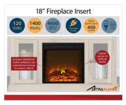 Ameriwood 47" Grandcastle Electric Fireplace Console 21 Ameriwood 47" Grandcastle Electric Fireplace Console -Storage supplies store 810465005 4