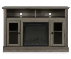 47" Grandcastle Rustic Gray Electric Fireplace Console