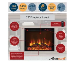 59" Century Lane Rustic Brown Electric Fireplace Console 8 59" Century Lane Rustic Brown Electric Fireplace Console -Storage supplies store 810465020 4