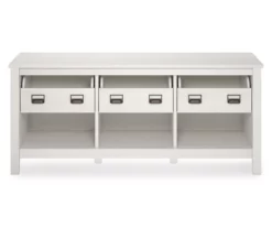 Deveronne Ivory Oak TV Stand