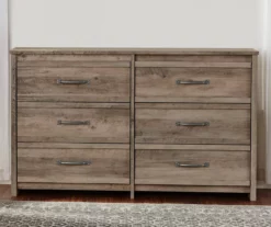 Duncan Gray Oak 6-Drawer Dresser -Storage supplies store 810465129 2
