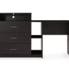 Chevil Espresso Media Dresser & Desk